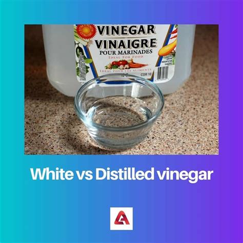 difference between white and normal vinegar.